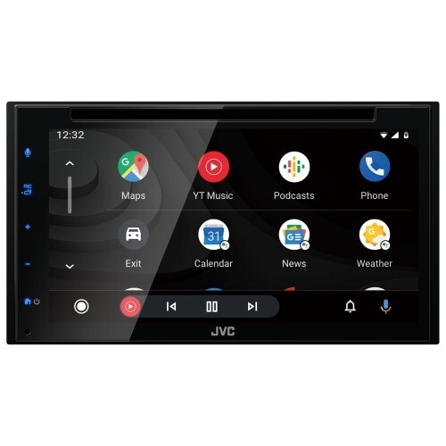 JVC KW-V660BT 6.8 inch Monitor with DVD Receiver USB Mirroring Apple Carplay
