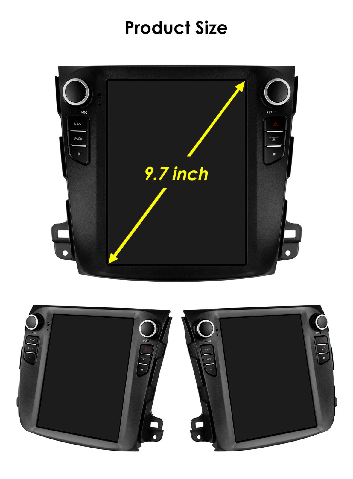 9.7” Android Carplay Car Stereo Radio GPS Navi 2+32GB For 2006-2012 Outlander