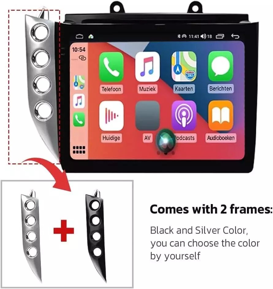 For Maserati GranTurismo 10″ Carplay GPS Car Radio Stereo+Climate control panel
