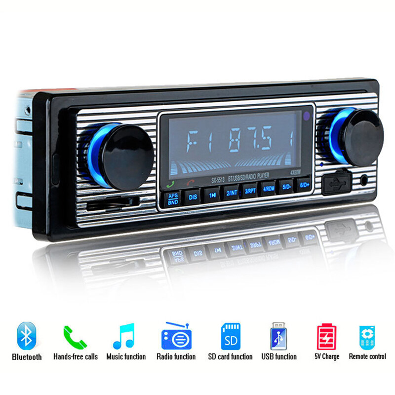 12V 4-Channel Digital Bluetooth Audio USB/SD/FM/WMA/MP3/WAV Radio Stereo Player
