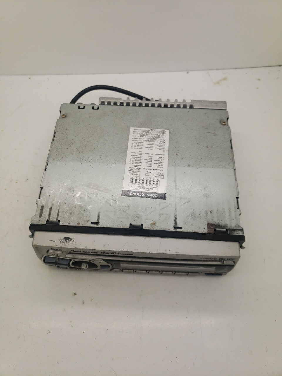 Alpine CDA-9807 Old School Single Din Car Stereo CD Player – Missing Knob