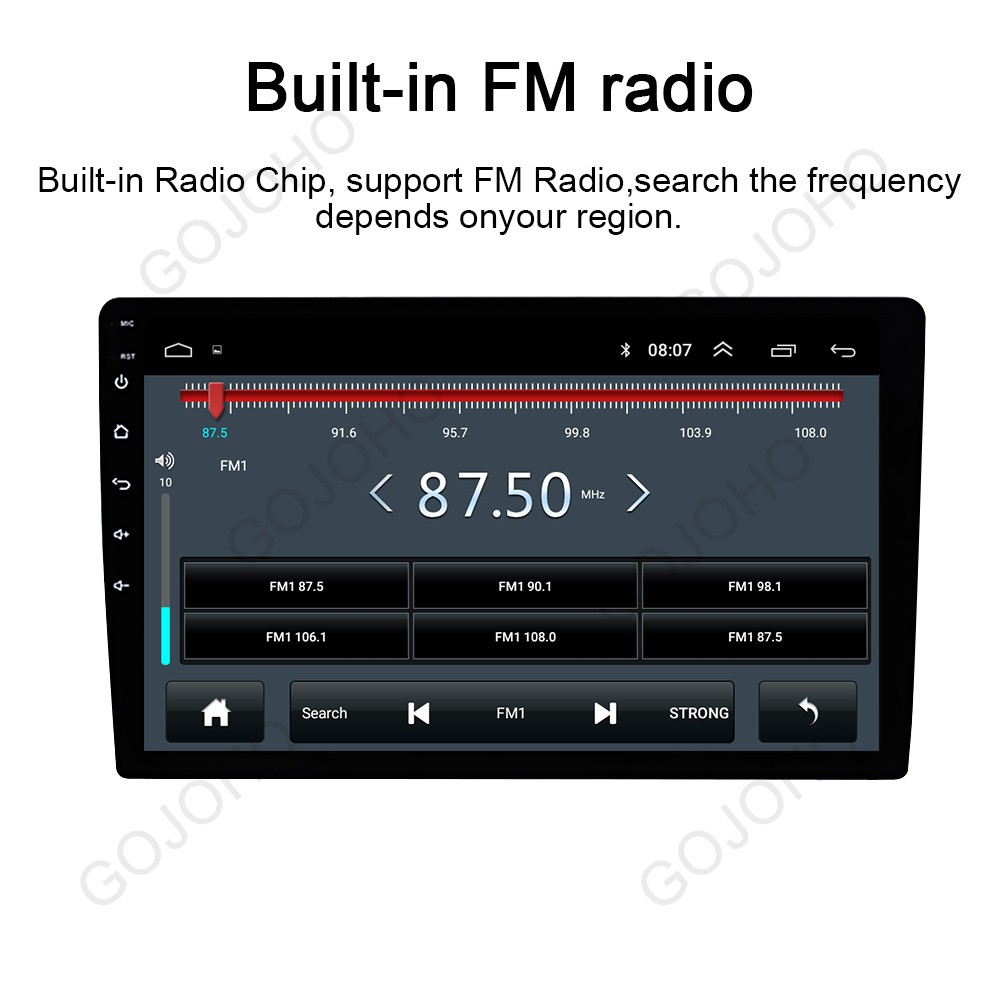 Apple CarPlay For Honda Fit Jazz 2004-2007 Radio Android 15 Car Stereo Navi GPS
