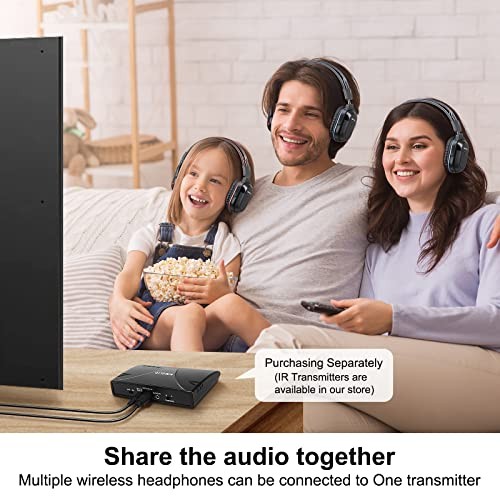 Infrared Headphones for Car DVD, Not Bluetooth, Universal 2 Channel IR