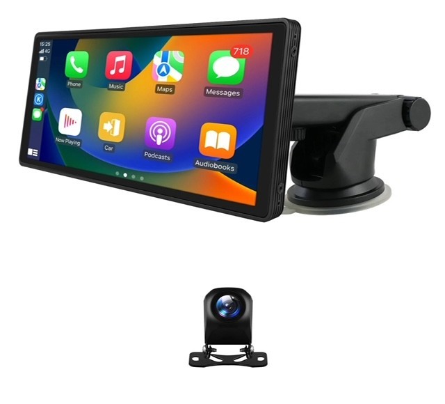 9.26″ 2 ch Touch Screen Wireless Apple Carplay Portable Car Stereo Android Auto