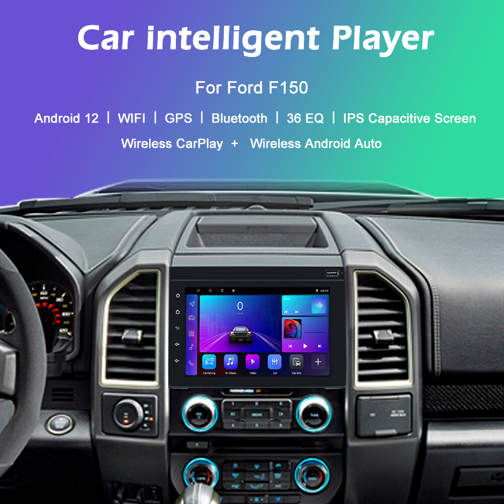 For 2004-08 Ford F150 Car Stereo Radio Carplay Android 13 GPS Navi WIFI 32GB CAM
