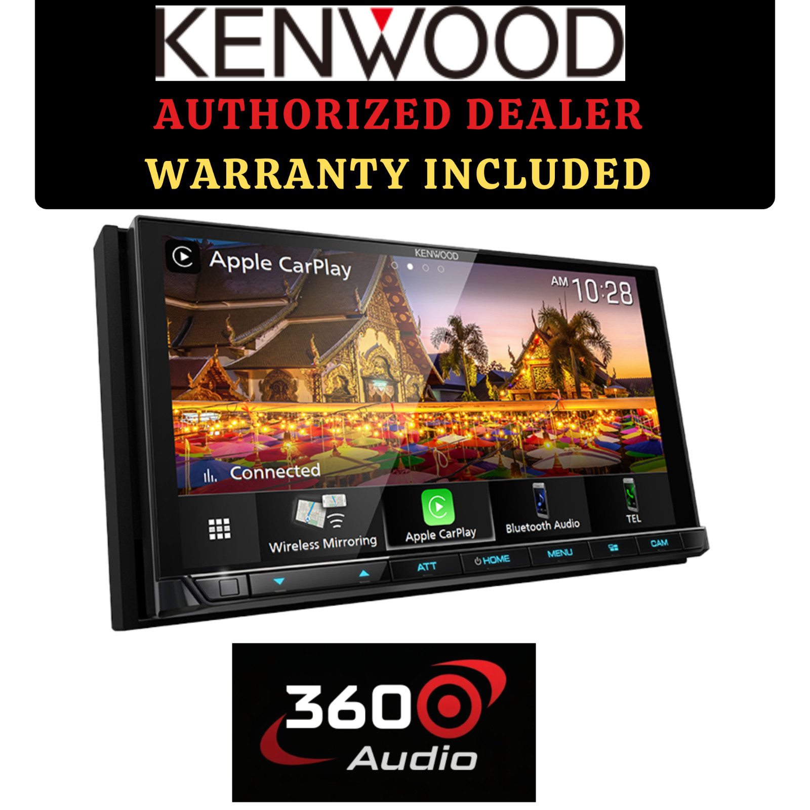 Kenwood DMX958XR 6.8″ 2DIN Digital Multimedia w/ Apple Carplay & Android Auto