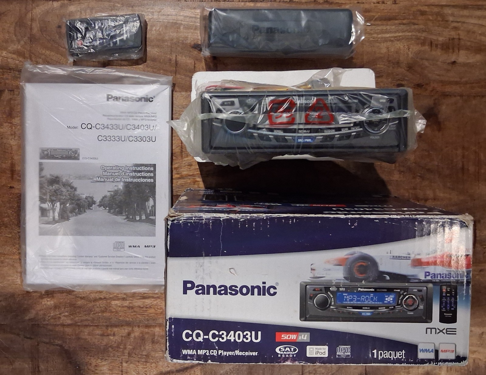 PANASONIC CQ-C3403U MP3 Cd Player/Receiver MXE High Power 50Wx4