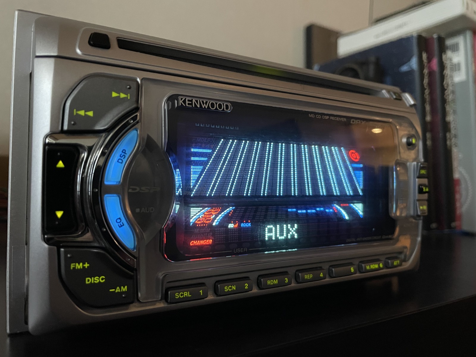 JDM Kenwood DPX-5021m 2DIN Car Audio w/ Bluetooth Mod! CD/MD Not Working READ