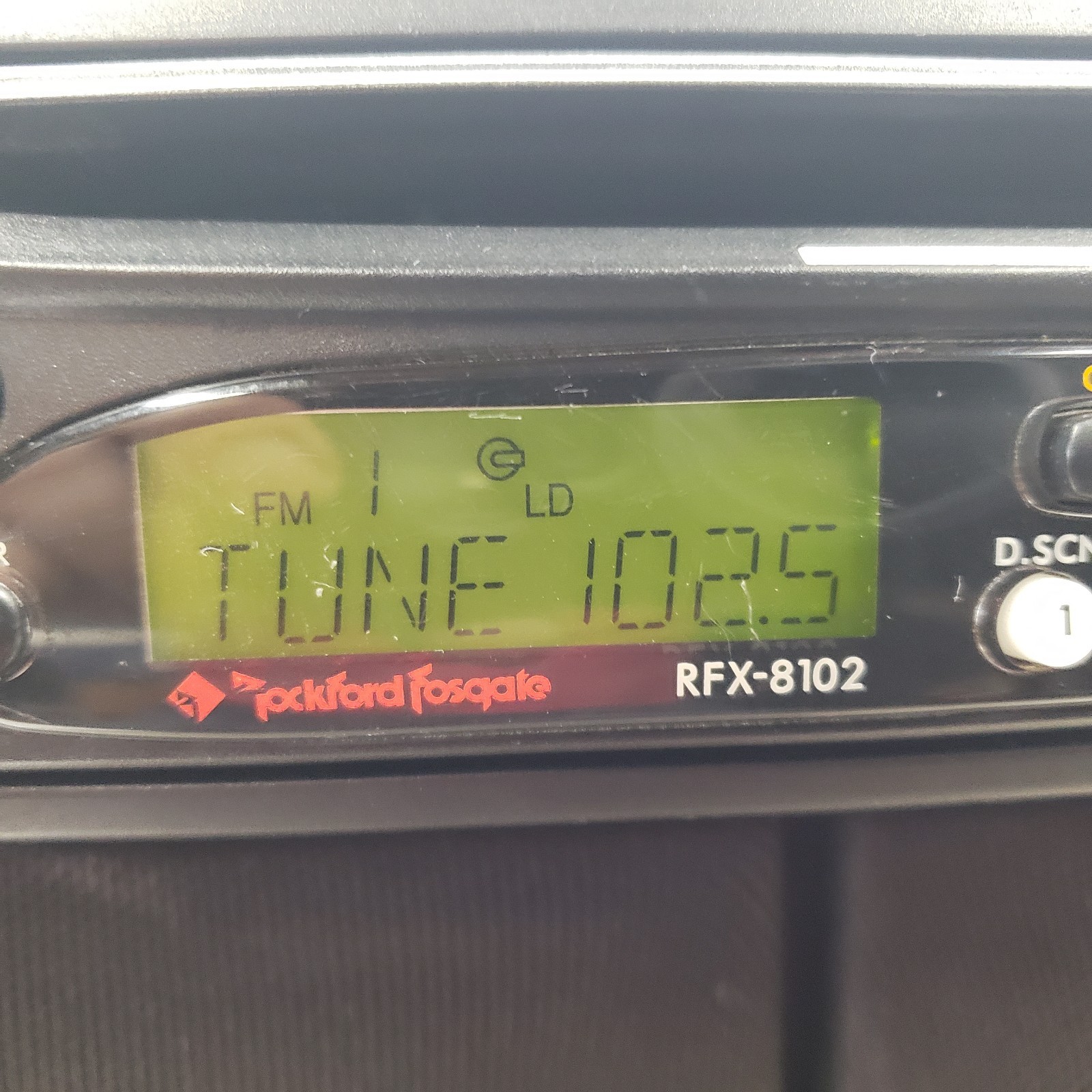 Old School Rockford Fosgate RFX-8102 AM/FM CD Player Detachable Face Car Stereo