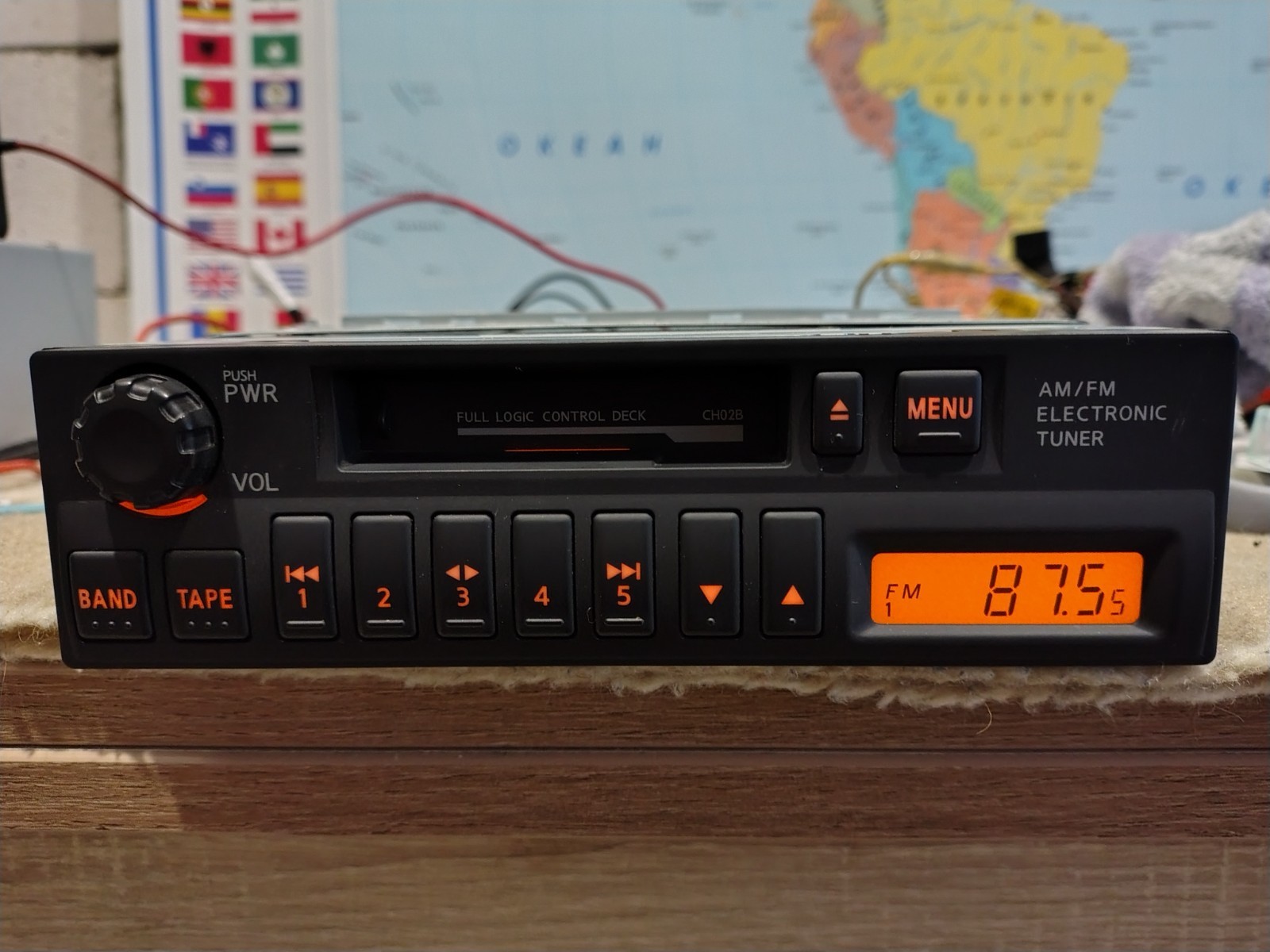 OEM Nissan Clarion PN-1757L Cassette Player In Dash Receiver Fully Working Great