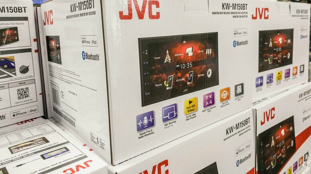 JVC KW-M150BT Android USB Mirroring 1080p Bluetooth Digital Media Player 6.75″