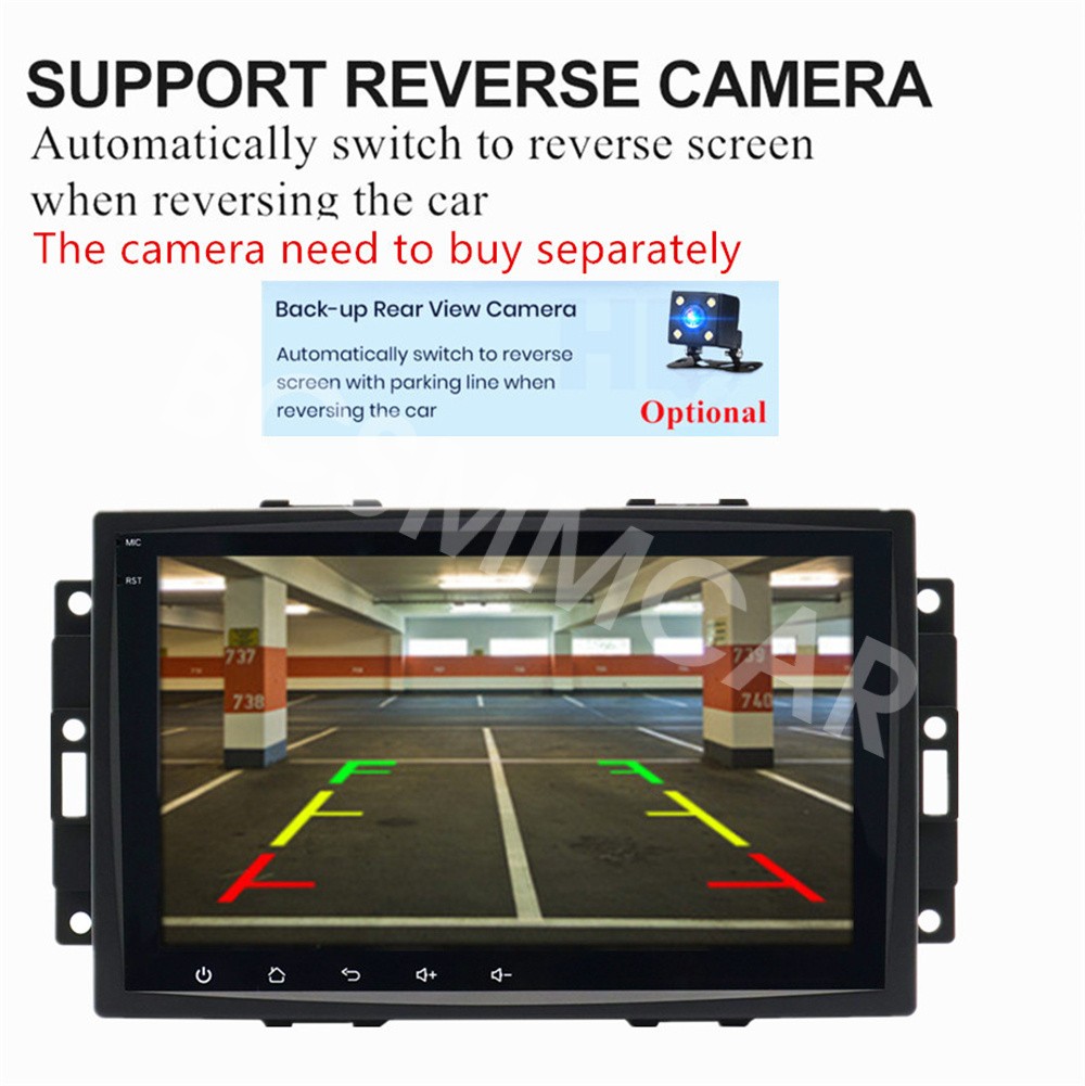 Fit For 2004-2009 Dodge Durango Stereo Radio Player 8″ Touch Screen Android 14