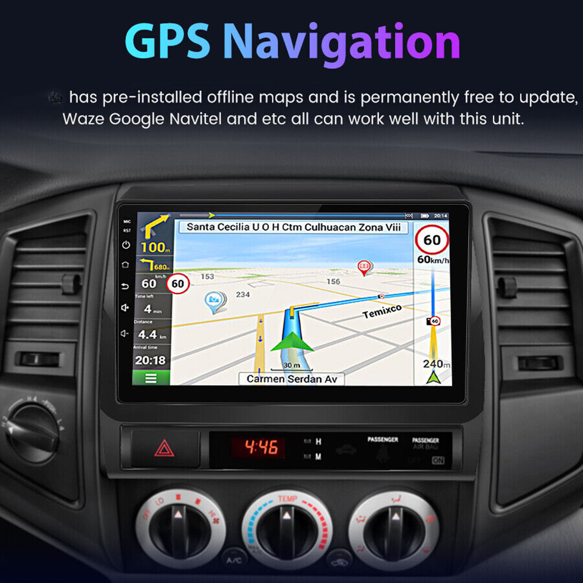 JBL For TOYOTA TACOMA 2005-2013 9″inch CarPlay Android Car Stereo Radio WiFi GPS