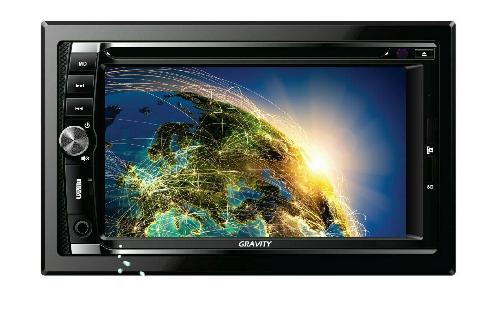 Gravity VGR-D900BT 2-DIN DVD Car Receiver + 4x Pioneer TS-F1634R 6.5″ Speakers
