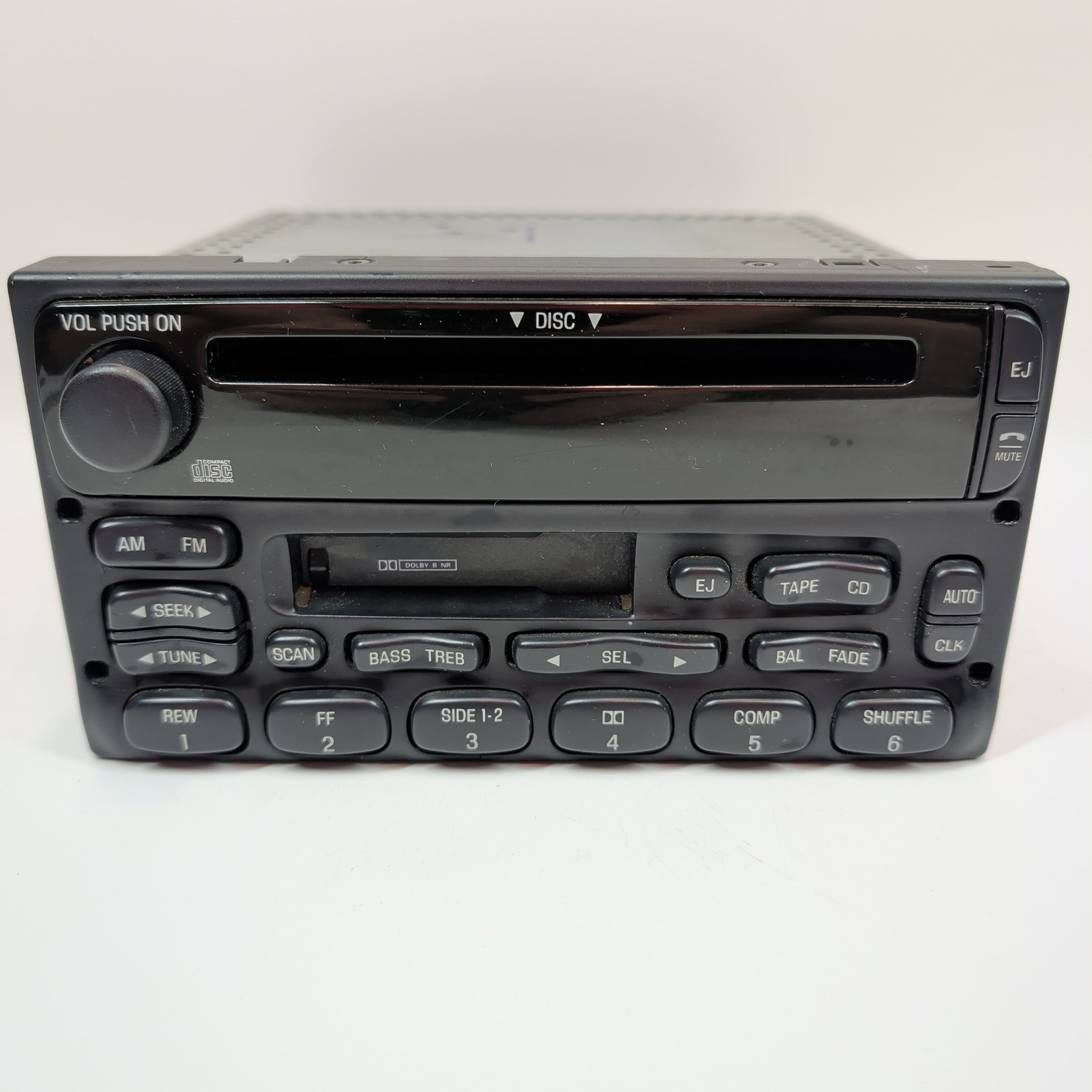 Ford OEM AM FM CD Cassette Car Stereo Radio XL2F-18C868-AC Dolby B NR