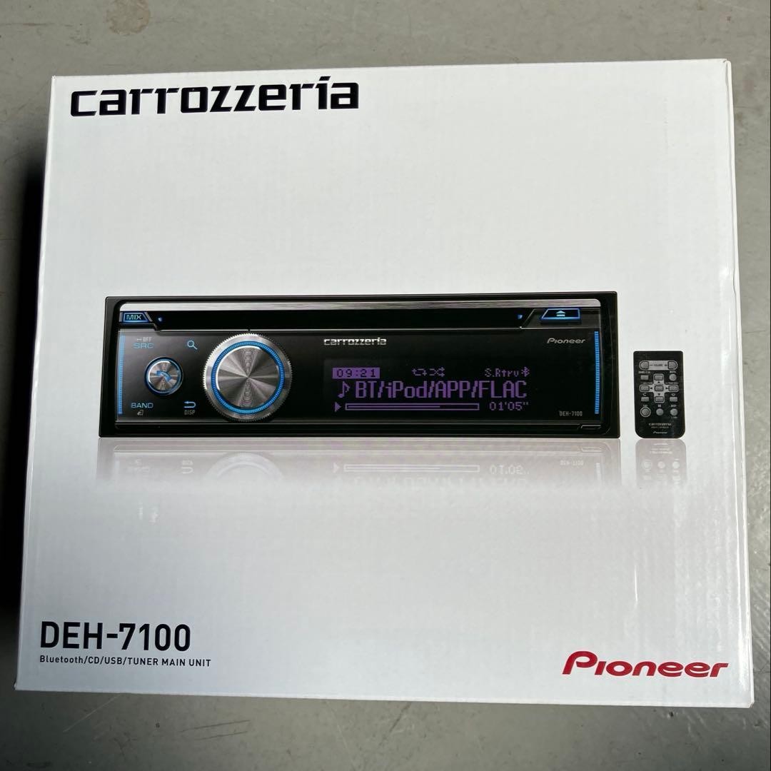 Pioneer Carrozzeria DEH-7100 CD USB iPod Bluetooth 1DIN Car Audio