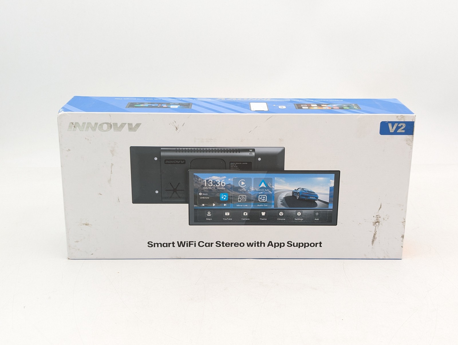 INNOVV V2 10.3″ Touchscreen Smart WiFi Car Stereo with App Support & Dash Cam