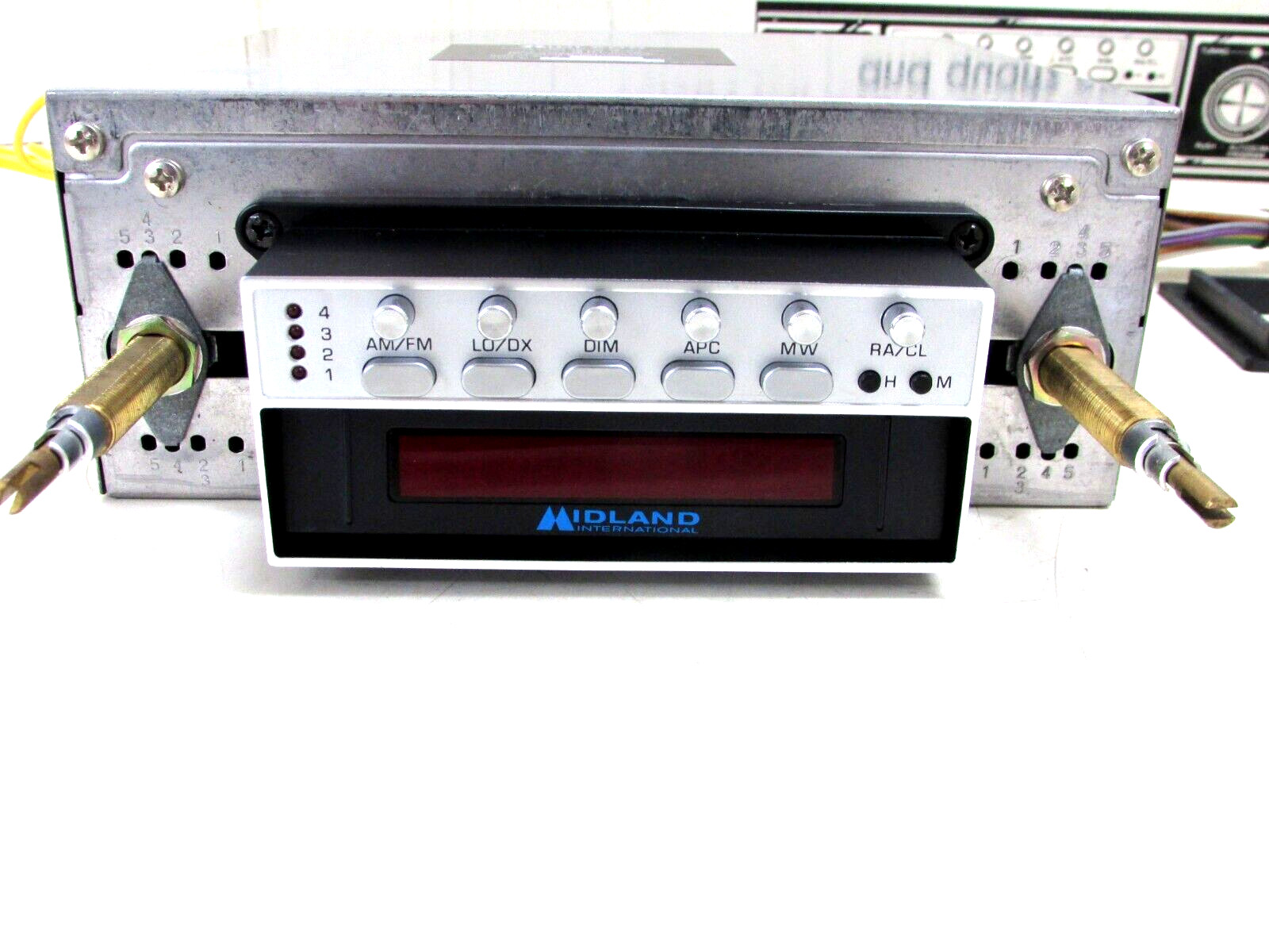 NOS! VINTAGE MIDLAND 8-TRACK CAR STEREO w/ MICRO-PRECISION AM/FM/MPX, 67-550