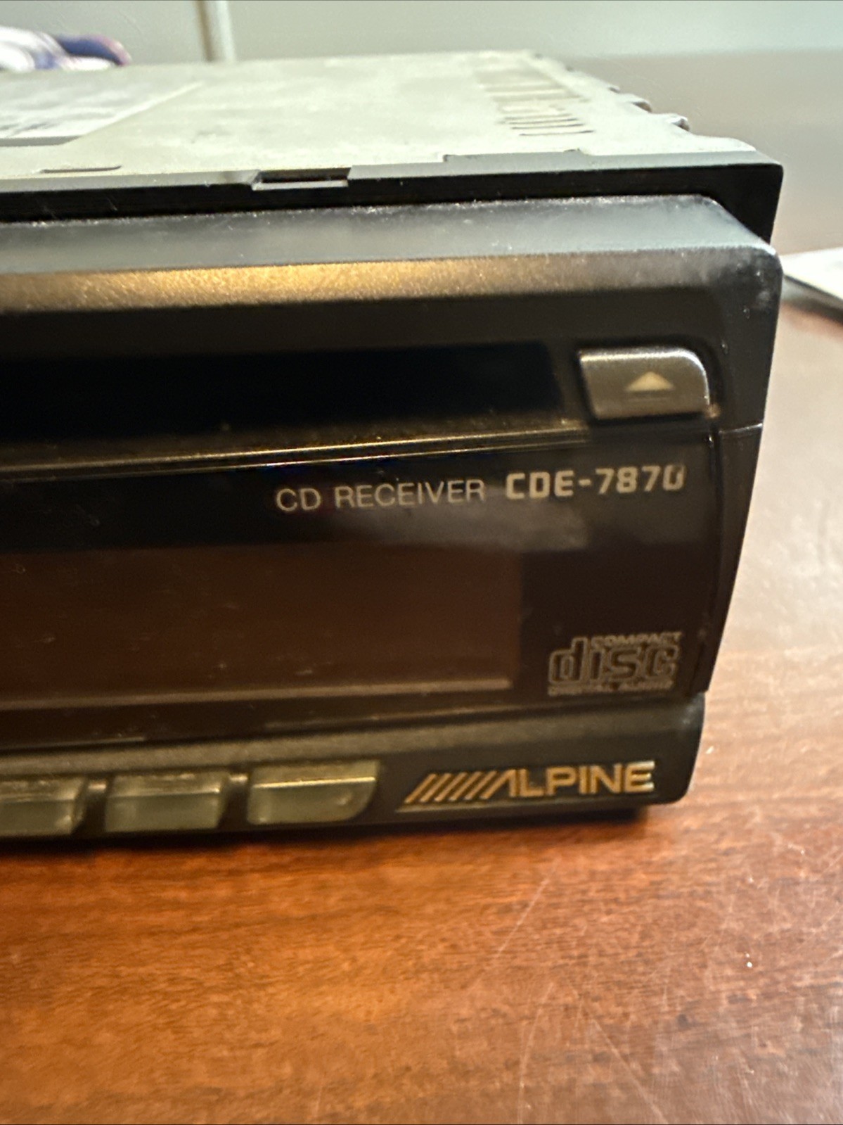 Alpine CDE-7870 Vintage Car Stereo CD Receiver 45W x4 AM FM