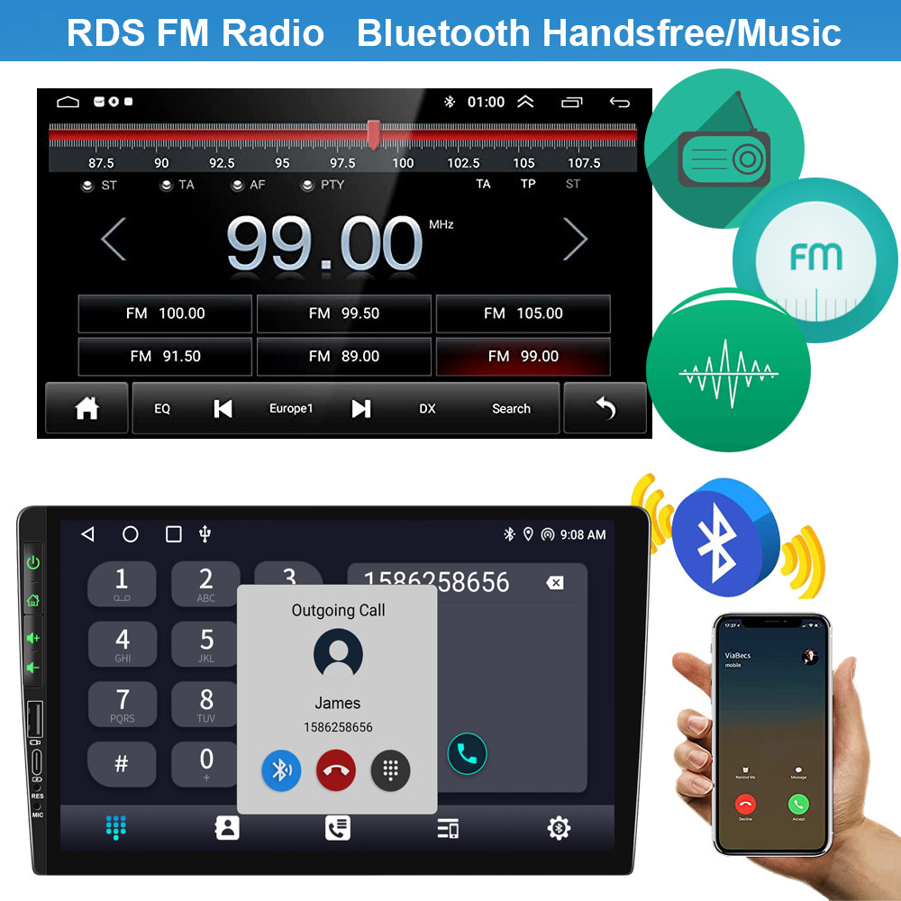 9″ For 1999-2003 Ford F150 Apple Carplay Stereo Radio Android 15 Navi GPS Player