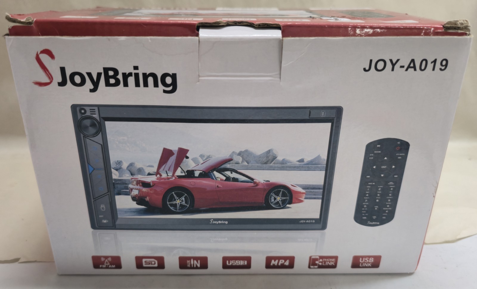 JoyBring JOY A019 7″ HD Car Multimedia Player Touchscreen Bluetooth FM AUX MP4
