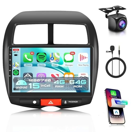 4Core 4G+64G Android 15 Car Radio for Mitsubishi 4Core 4G+64G Wireless Carplay