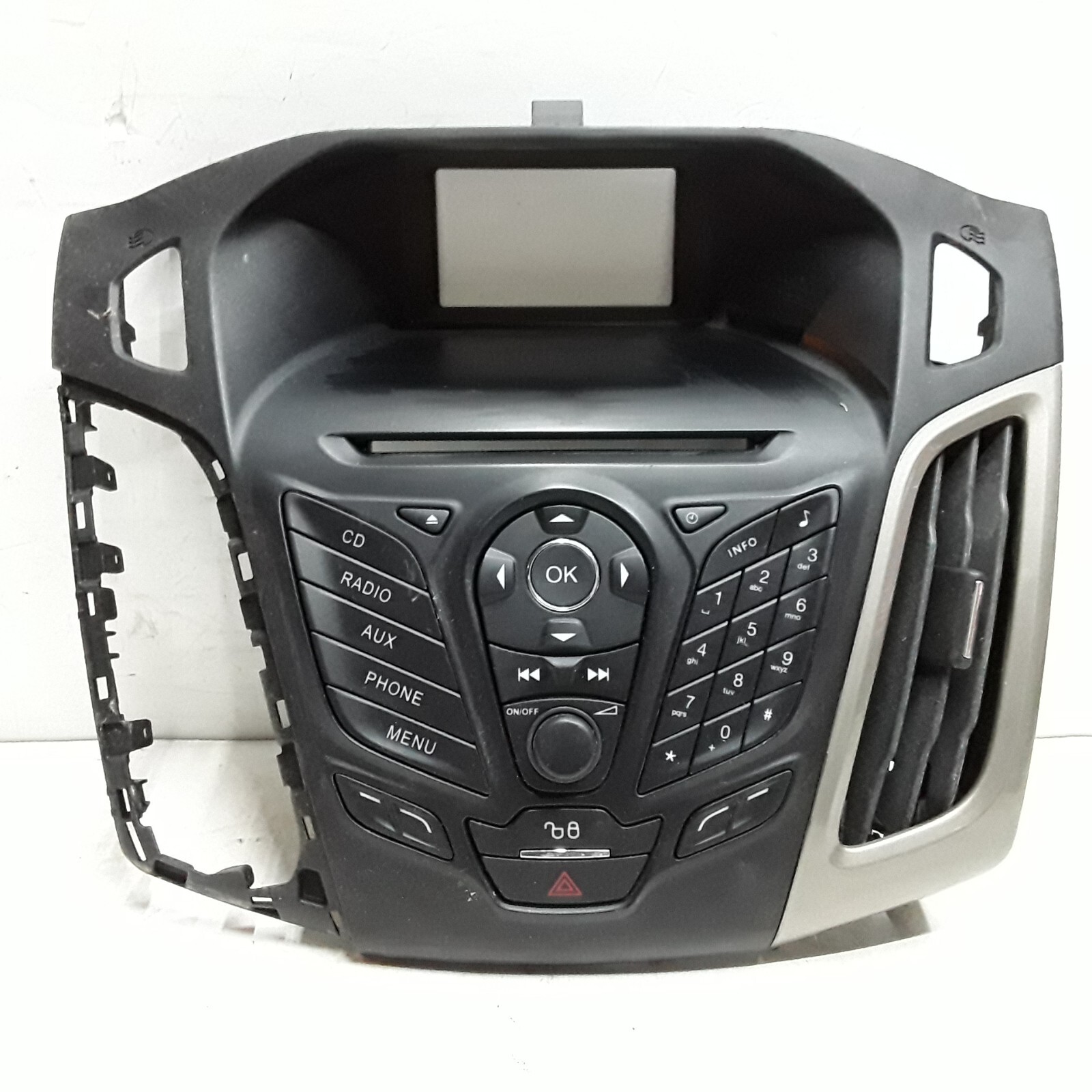 12 13 Ford Focus AM FM CD radio control panel OEM CM5T-18K811-LB