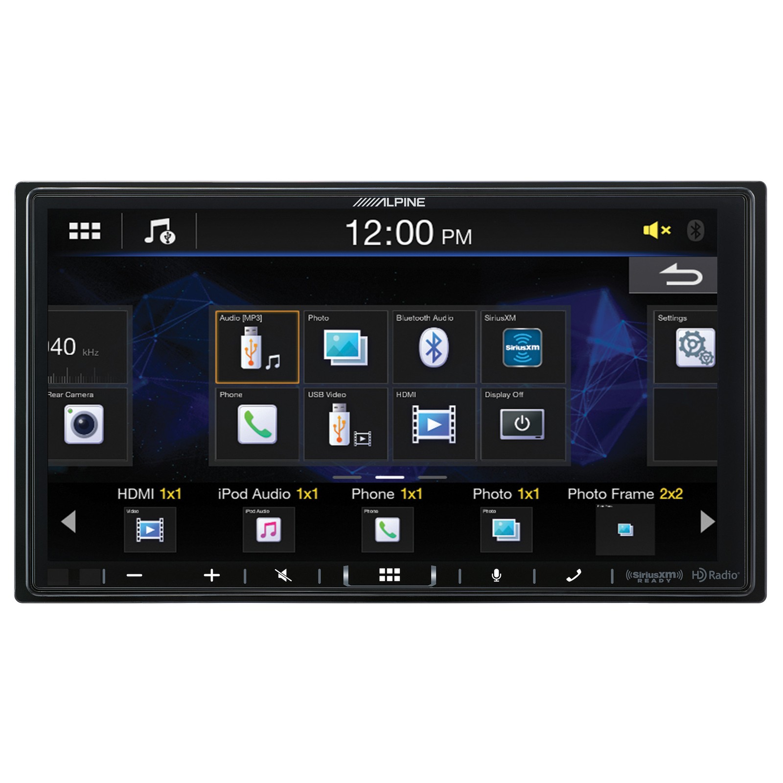 Alpine iLX-407 7″ Multimedia Receiver, Apple Carplay, Android Auto