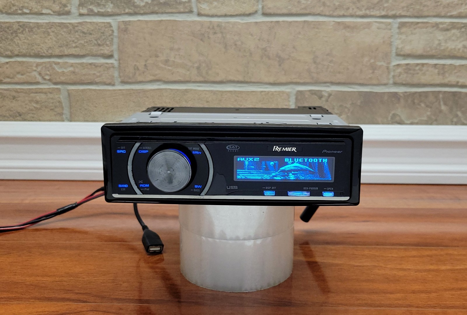 SUPER RARE🐬 PIONEER PREMIER DEH-P600UB CD PLAYER with BLUETOOTH adapter and USB