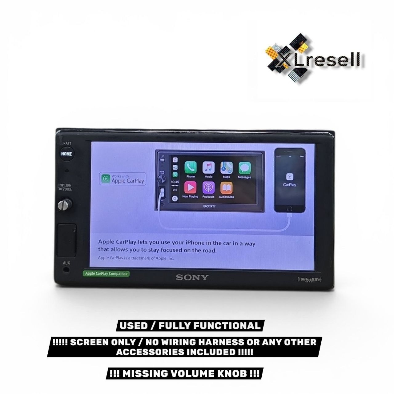 Sony XAV-AX1000 7″ AM FM Bluetooth Car Stereo | Wireless Car Play & Android Auto