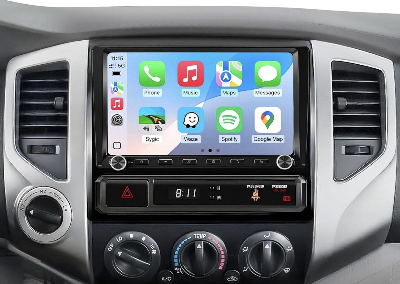 Car Stereo Radio 2005-2015 Tacoma QLED Wireless CarPlay Android Auto 2GB 64GB