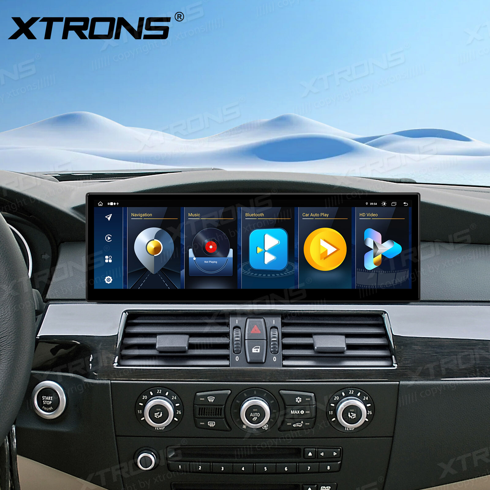 Android 14 System Upgrade 14.9″ for BMW E60 E61 5 Series CCC Radio Stereo 8+128G