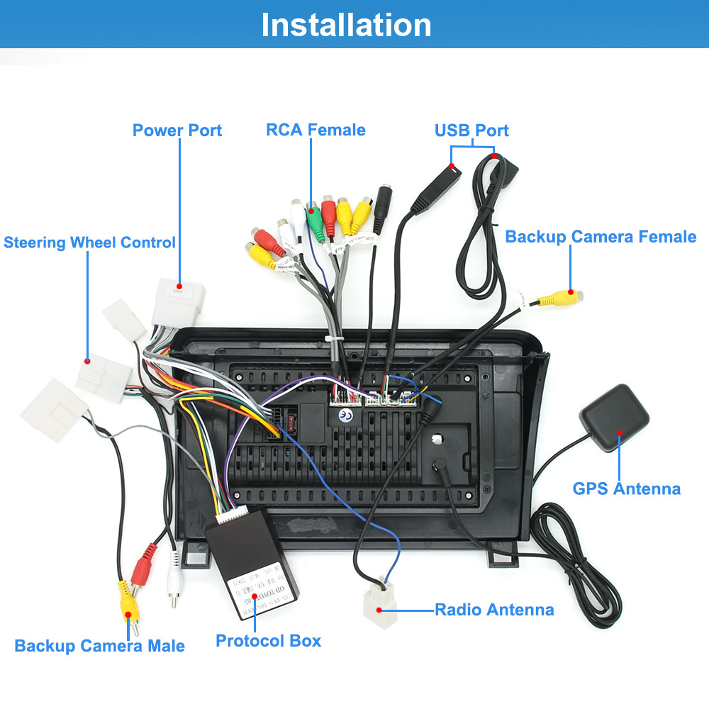 4GB Carplay Car Stereo Radio Unit For Toyota Tundra 2007-13 Sequoia 2008-19 DVR