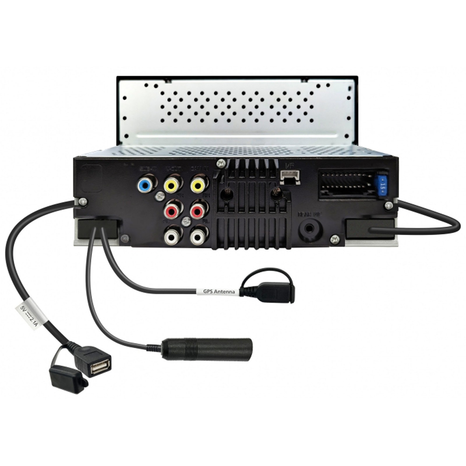 JVC KW-M590BT Digital Media Receiver Featuring 6.8″ Capacitive Touch Monitor,…