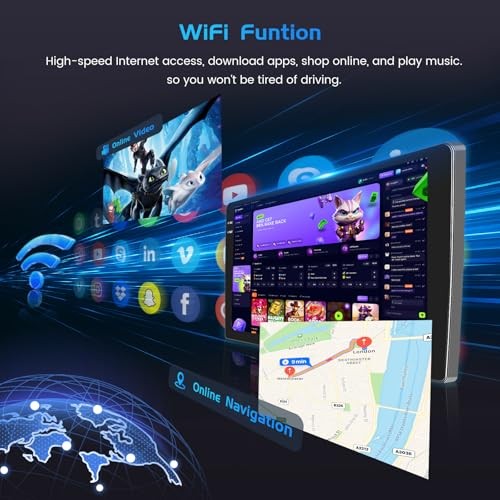 Radio for Mitsubishi Outlander 2007-2013 Android 15 CarPlay Car Stereo 4+64G