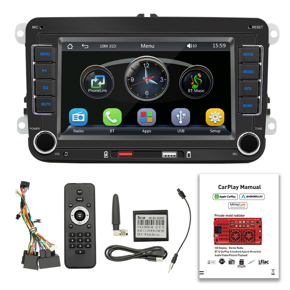 7 Inch Car Stereo MP5 Player Touchcreen AM/ with V5O7
