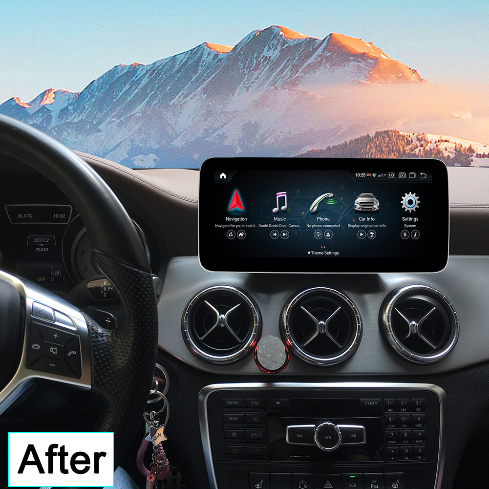 4GB+64GB Android 13 Auto Radio Carplay For Mercedes Benz C Class W204 2011-2014