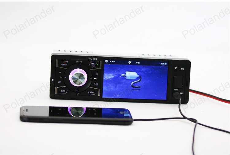 Single 1 DIN USB / TF card Bluetooth Car RadioMP5 remote control AUX/SD 4.1-inch
