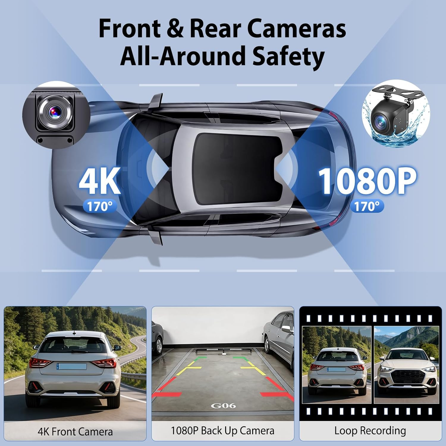 10.26″ Portable Wireless Carplay Screen for Car, Carplay & Android Auto Touchscr