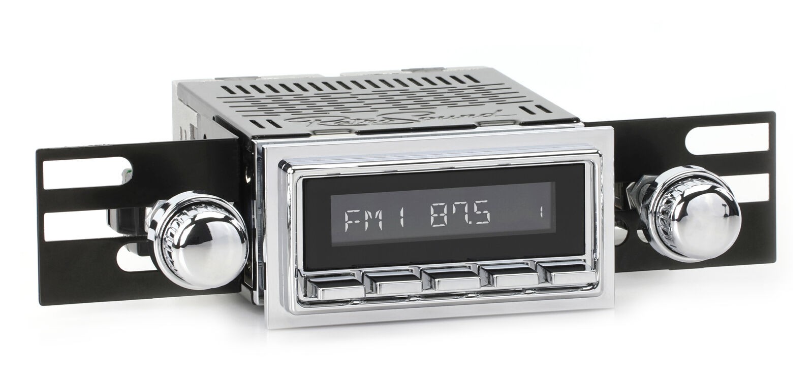 RetroRadio for 1950-65 Porsche 356 w/ Chrome Bezel LAC-M1-127-06-76