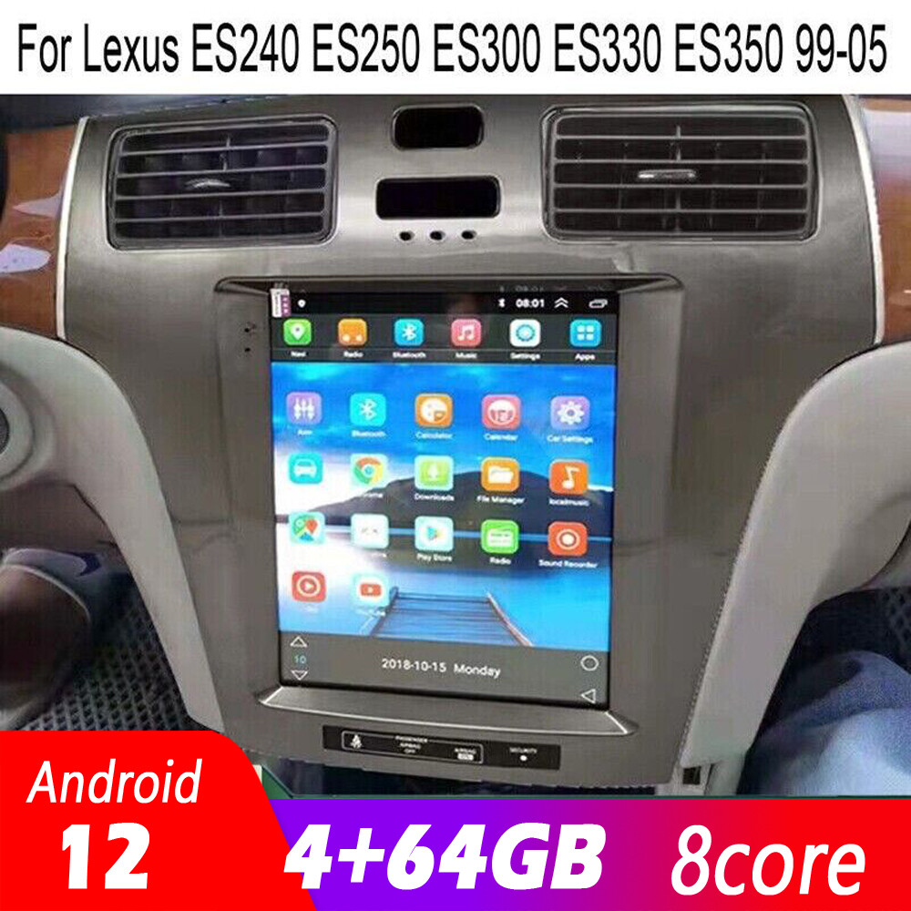 10.4″ Touchscreen Radio Android Gps Navigation For Lexus Es240 Es300 Es330 Es350