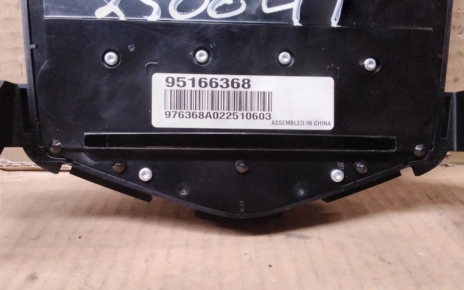 2013 CHEVY CRUZE RADIO CONTROL PANEL AM-FM-SINGLE CD-MP3-USB ID-95166368
