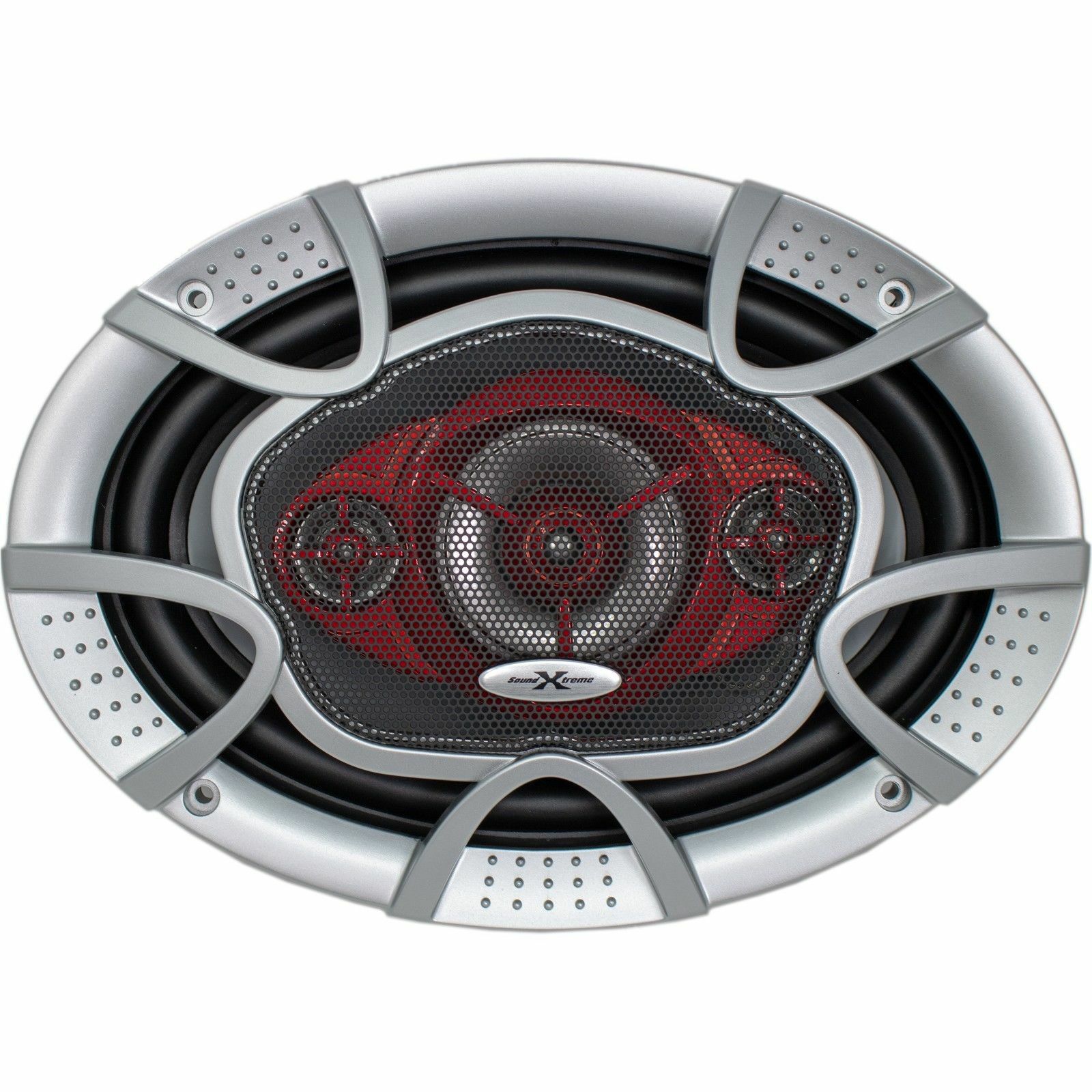 Car Receiver Media Player USB, SD, AUX Work w/ Bluetooth & 6×9″ + 6.0″ Speaker