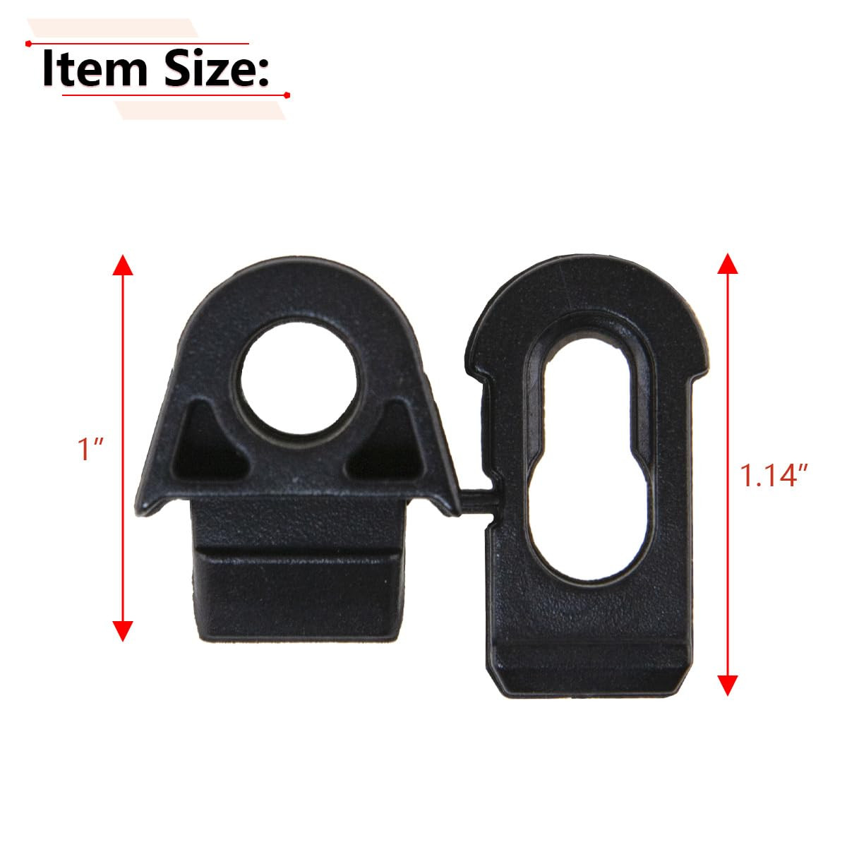 RLB-HILON Hood Prop Rod Clip Compatible with Ram Promaster City | for 2015 2016
