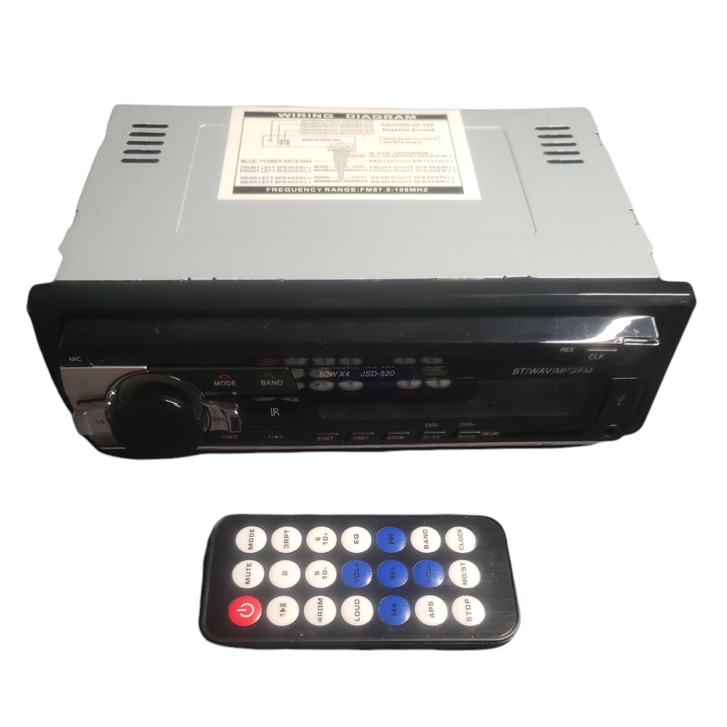 JSD – 520 Car MP3 Player With USB / SD Port & Controller