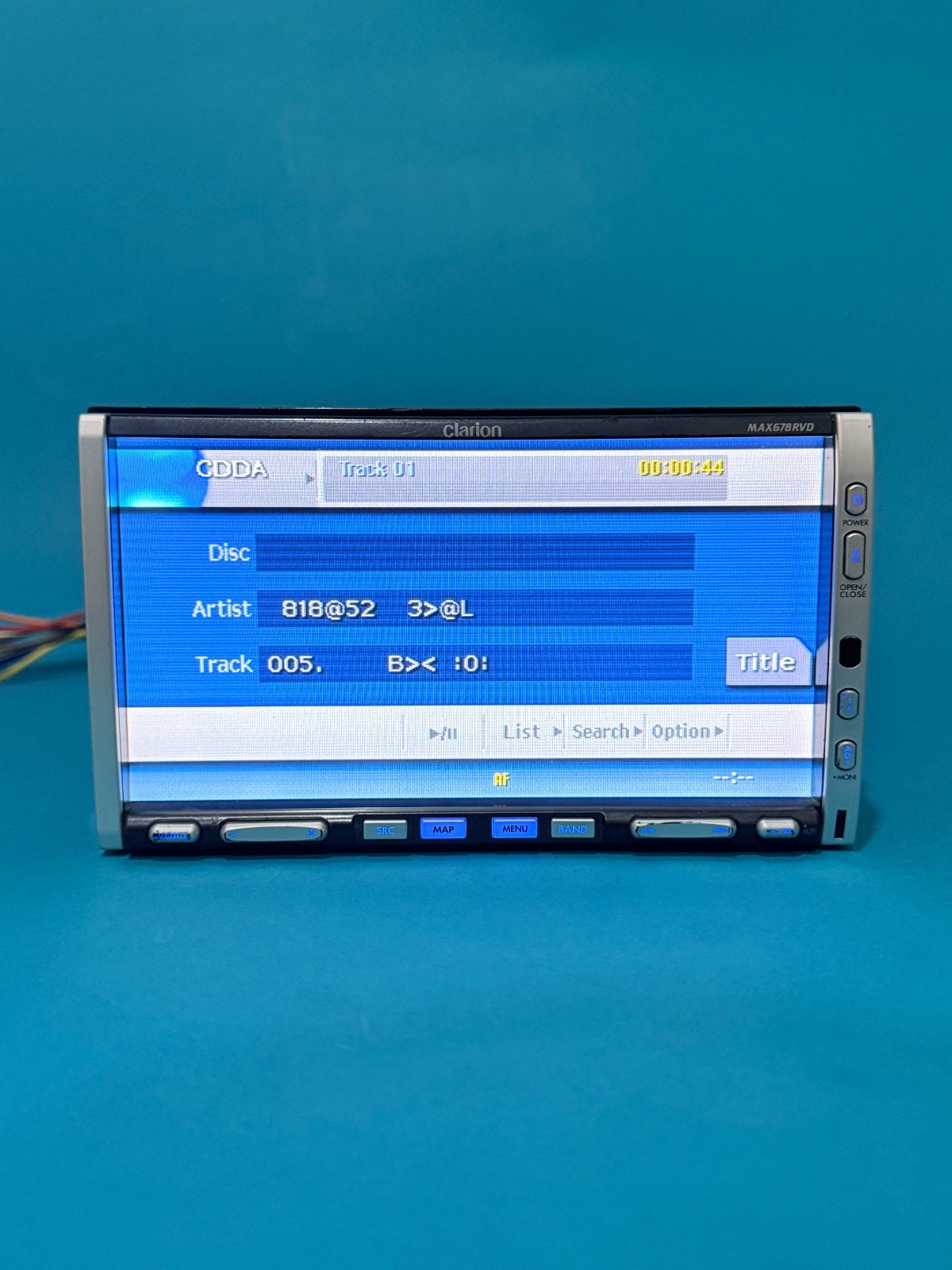 Clarion MAX678RVD Double DIN Car Stereo DVD GPS Navigation Bluetooth Ready Multi