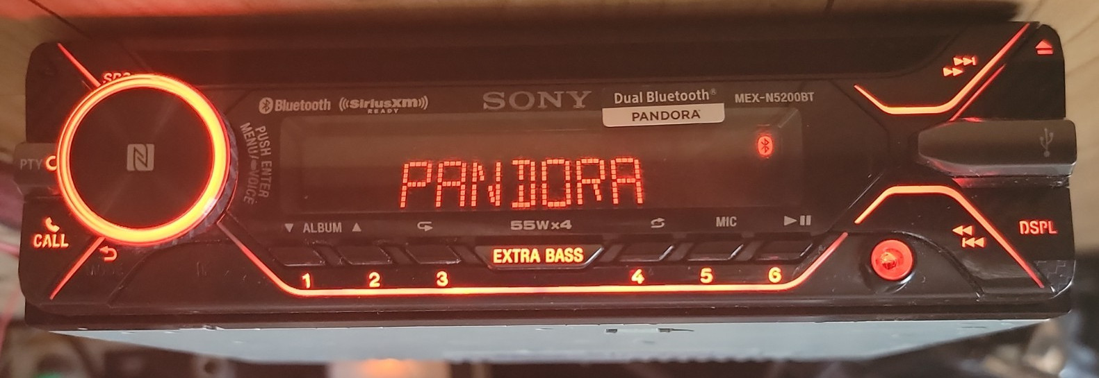 Sony MEX-N5200BT Built-in Dual Bluetooth Voice Command CD/MP3 AM/FM Radio READ