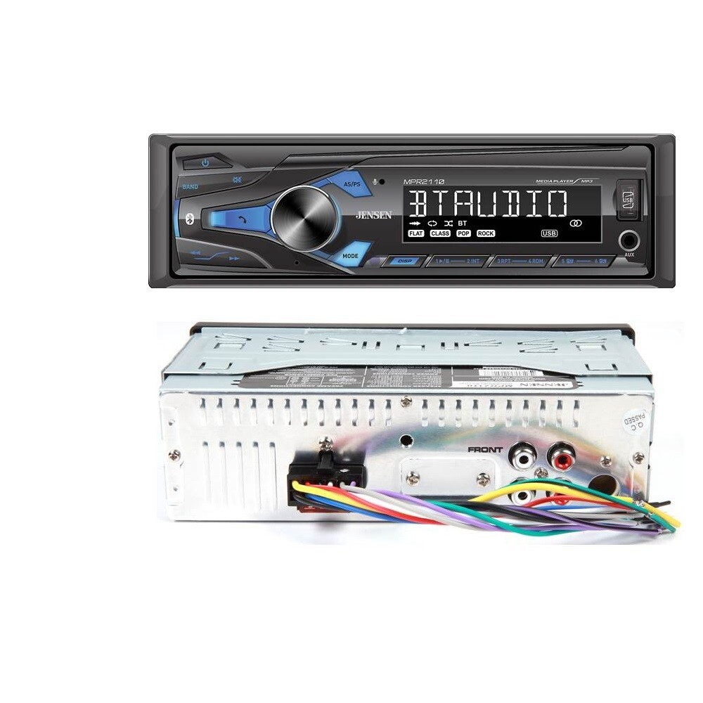 Single Din Bluetooth Car Stereo AM/FM Radio & kit for select 1995-2002 GM Pickup