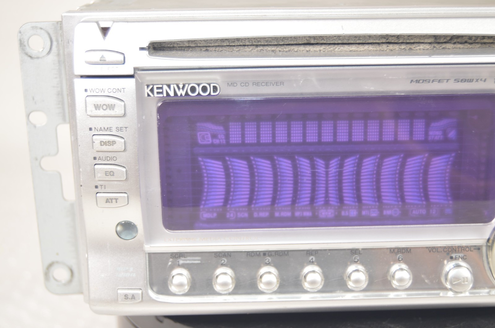 Kenwood DPX-06MD Car Audio 2DIN CD MD Player JDM Head Unit Working Excellent