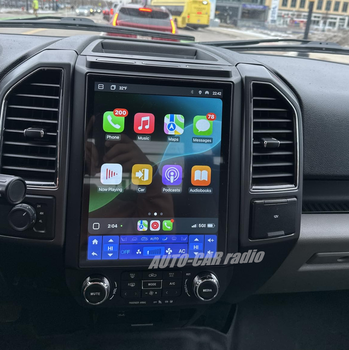 for Ford F150 Radio Upgrade 15 16 17 20,12.1inch QLED Touch Screen Stere